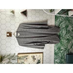 Wilfred Free by Aritzia Gray Open Front Zlata Cardigan Sweater - Size - Small